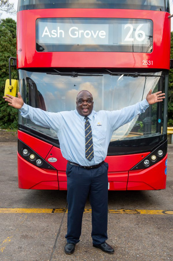 happiest bus driver