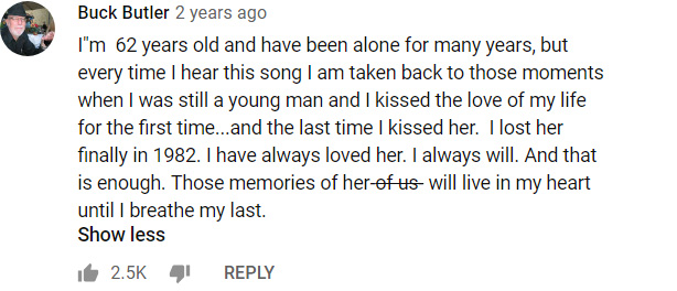 unchained melody comments