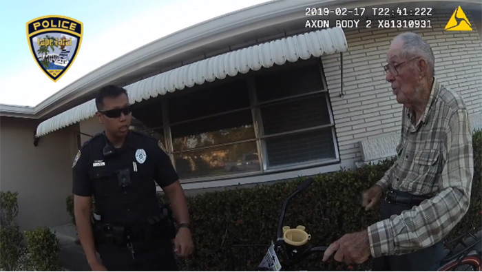 police surprise man with bike after stolen