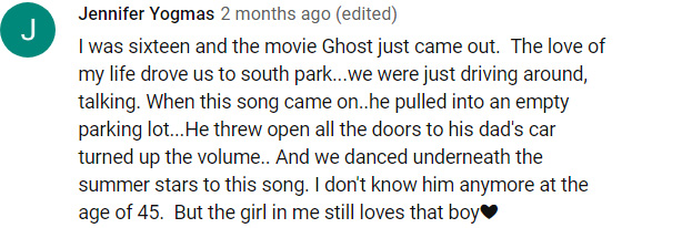 unchained melody comments