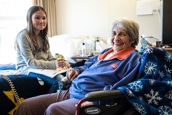 ruby kate raises money for seniors nursing home