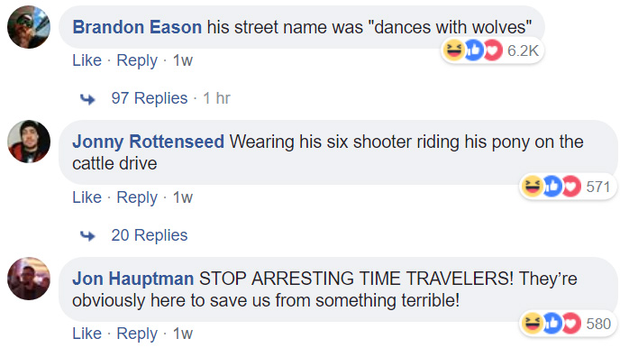 funny comments on old gun suspect