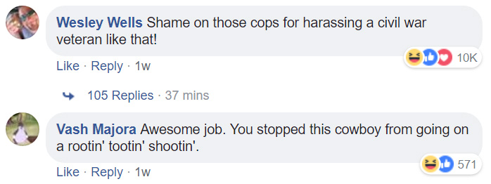 funny comments on old gun suspect