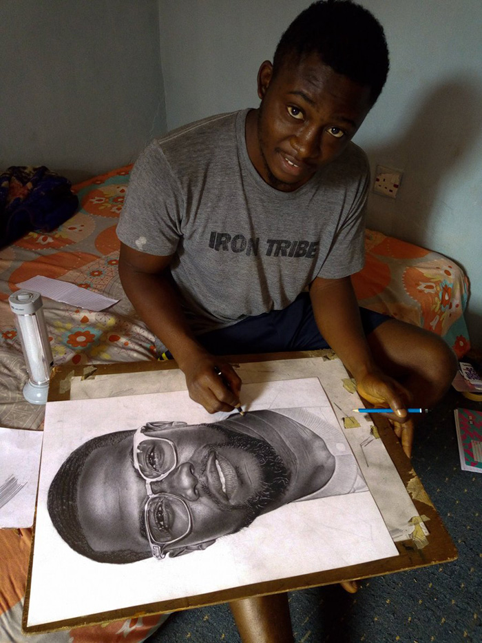 Kevin Hart pencil drawing