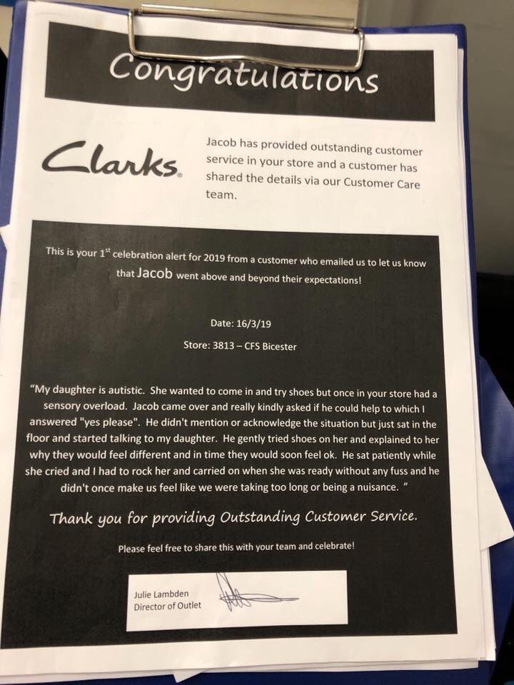 Teen Shoe Store Employee Goes Above And Beyond For Girl With Autism