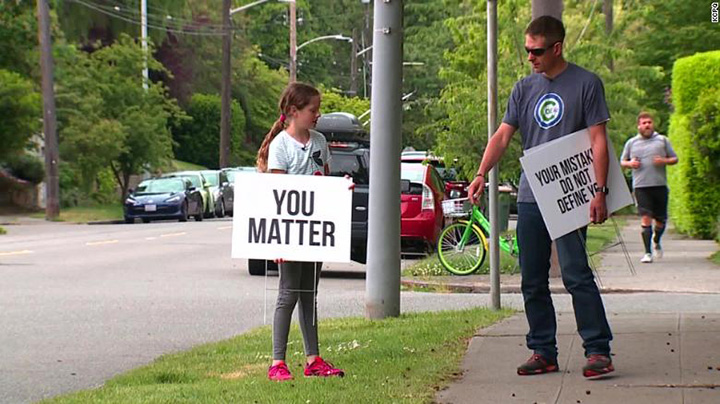 dad posts signs for depression suicide