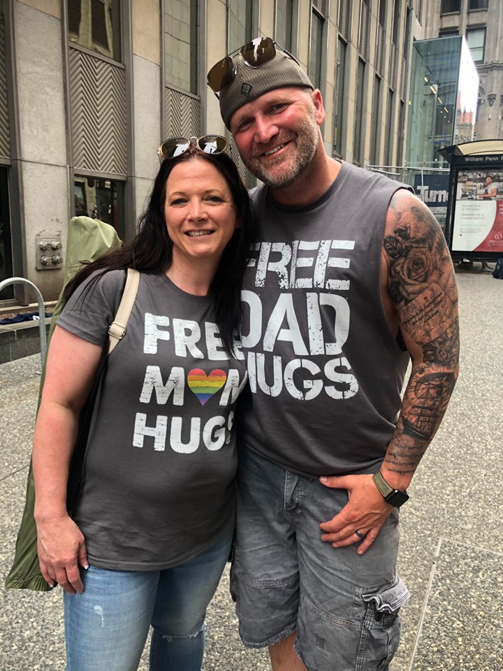 free dad hugs pride parade