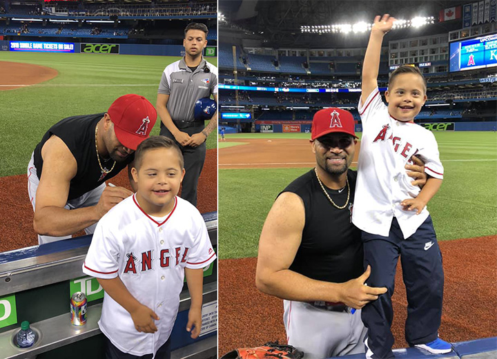 Tonight, He More Than Noticed Him': Young Fan With Down Syndrome Meets Albert  Pujols
