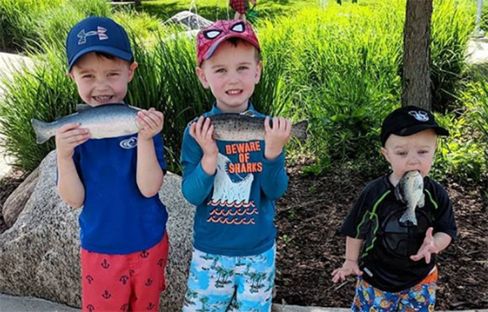 brothers fishing photo funny