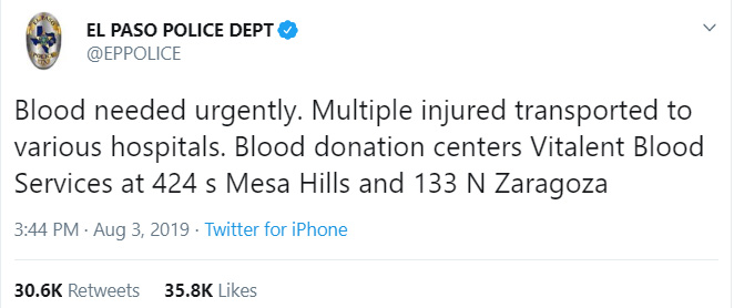 el paso blood drive