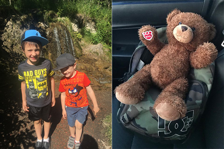 missing teddy bear found moms voice