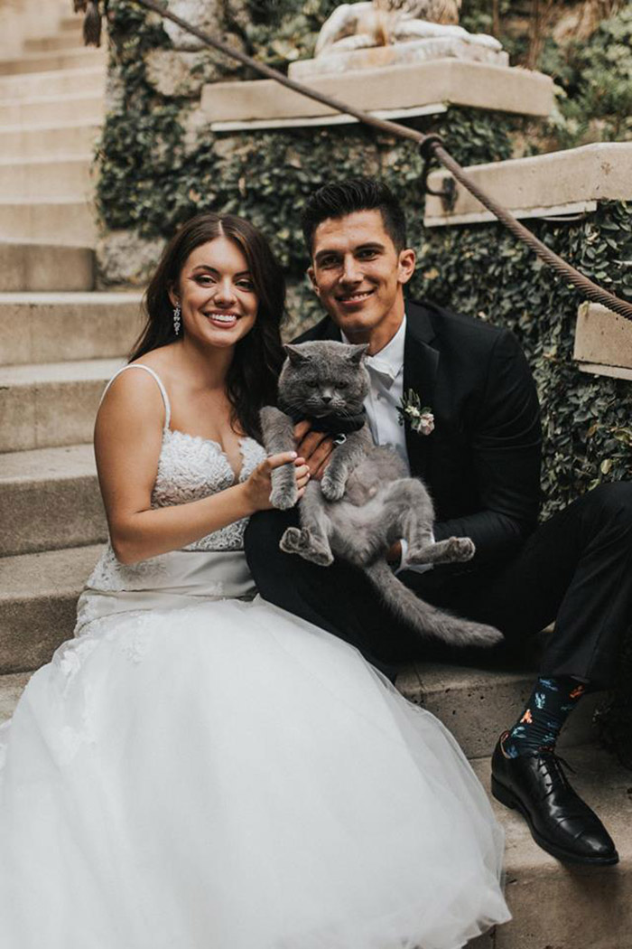 cat best man wedding