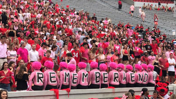 georgia bulldogs pink out