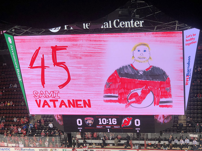 nhl team uses pictures drawn by kids