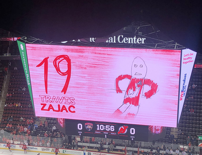 nhl team uses pictures drawn by kids