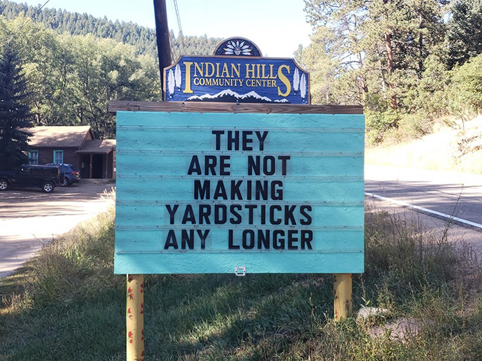 dad jokes colorado sign