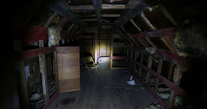 man living in house vents creepy story