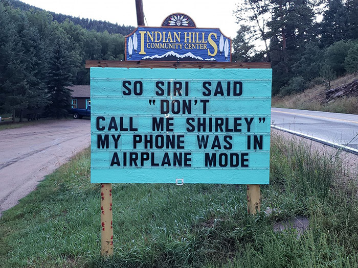 dad jokes colorado sign