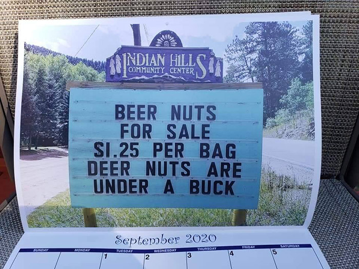 dad jokes colorado sign