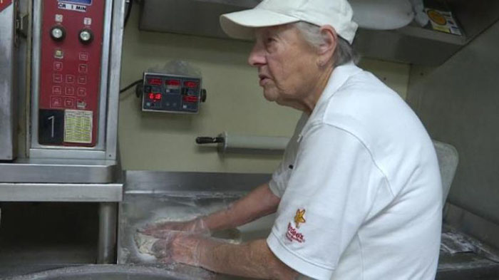 83 year old hardees employee