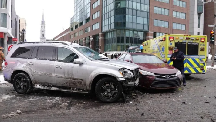 man uses SUV to protect people from drunk driver