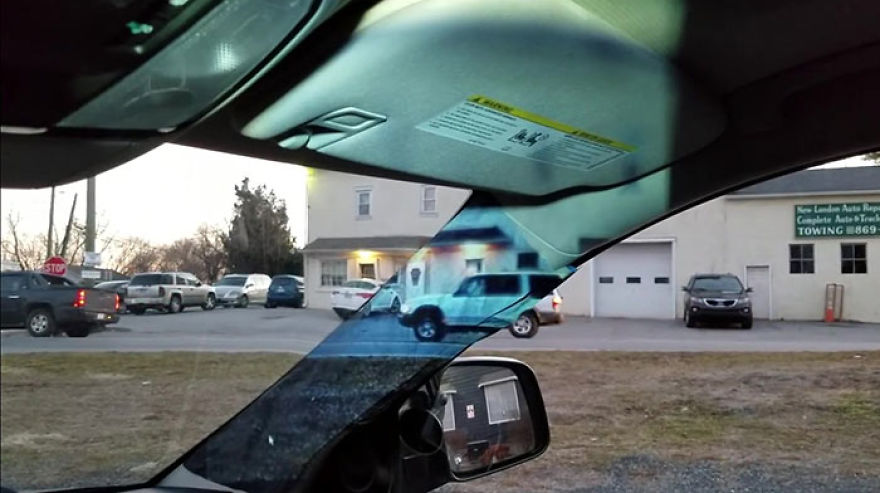 teen solves blind spot in cars