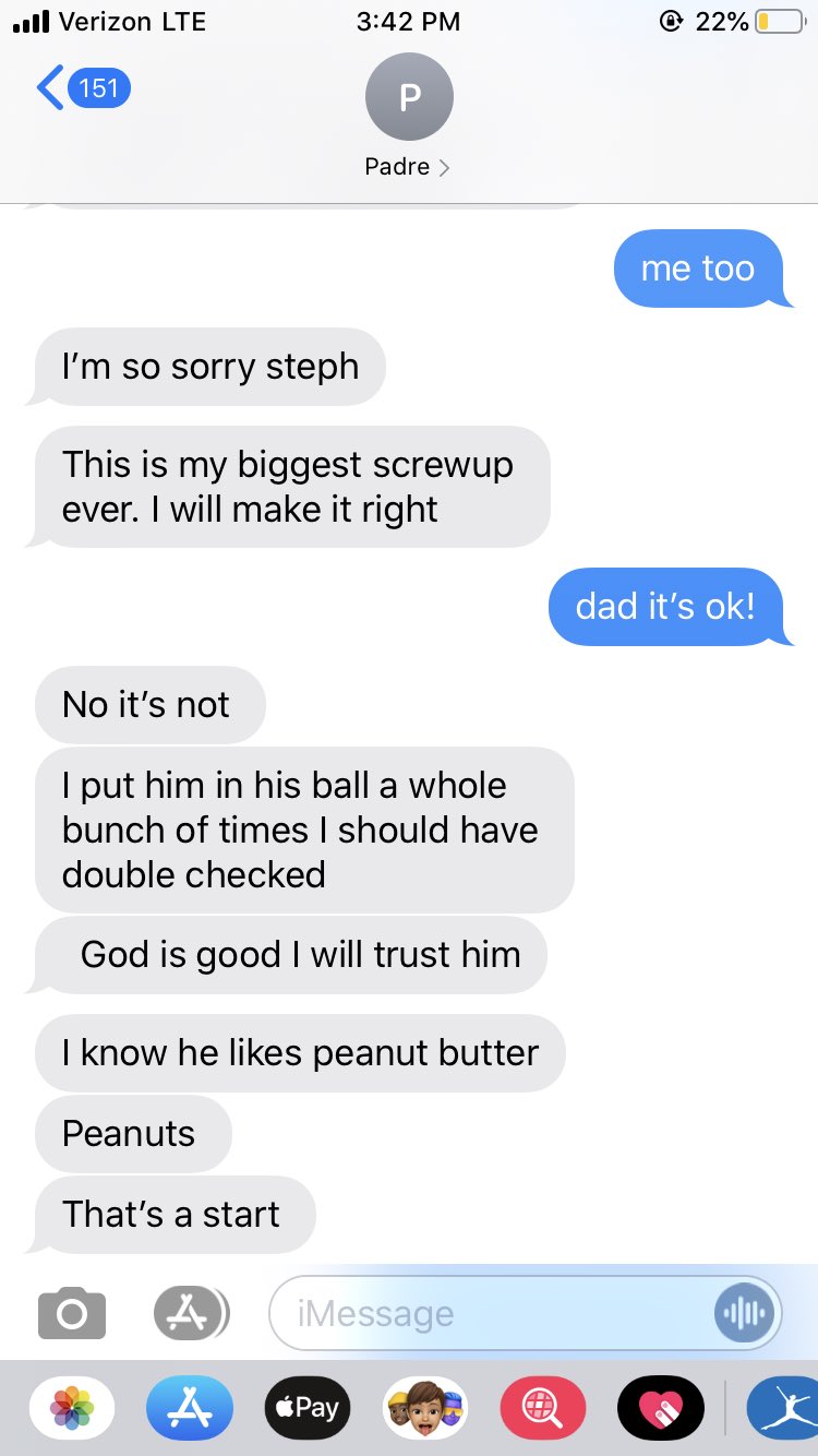 dad loses pet hamster