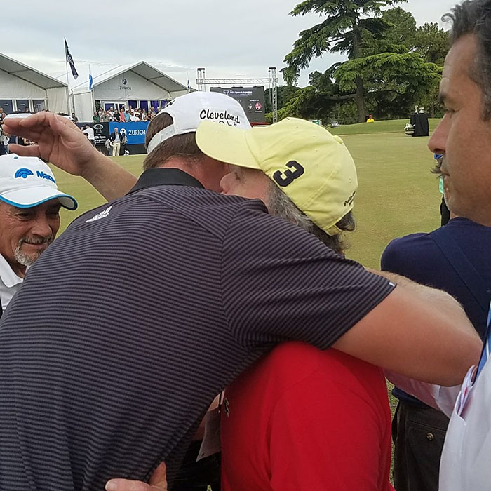 pro golfer forgives fan down syndrome