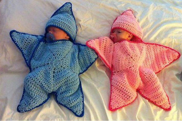 starfish babies crochet
