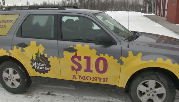 planet fitness kindness car