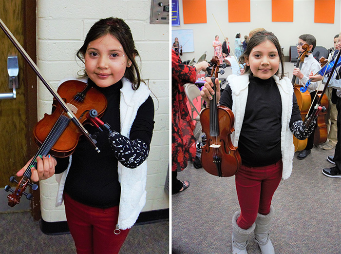 prosthetic for violin