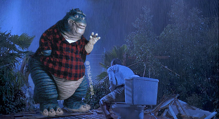 jurassic park replaced 90s dinosaurs show