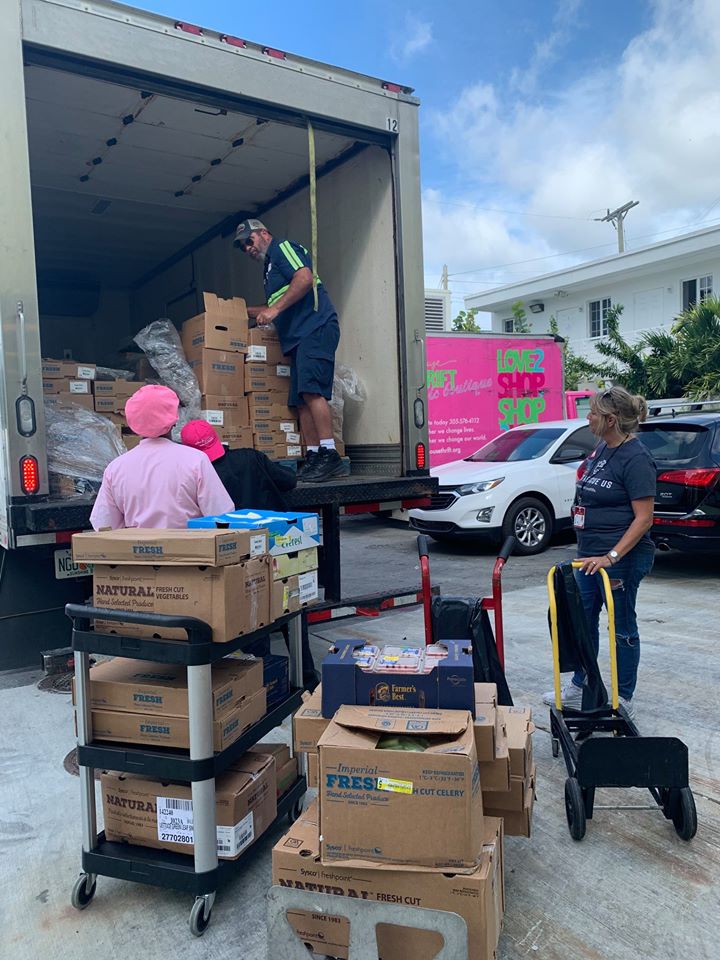 superbowl food donated to pantry