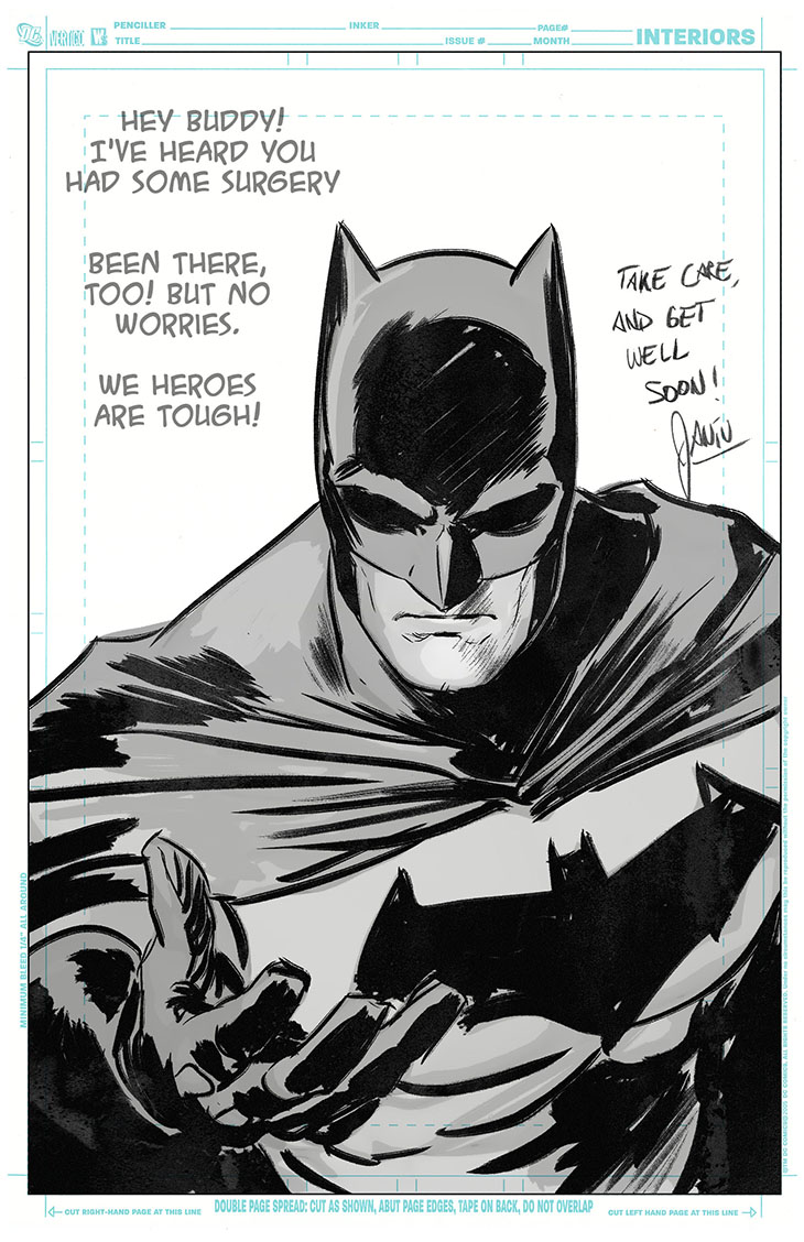 batman artist brain surgery kid