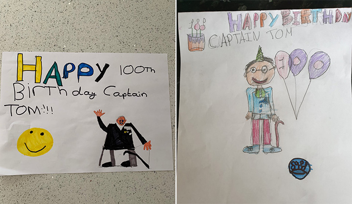captain tom moore birthday cards
