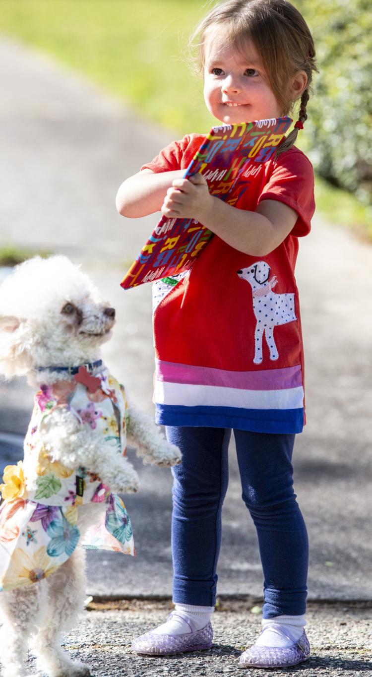 dog parade for little girl birthday