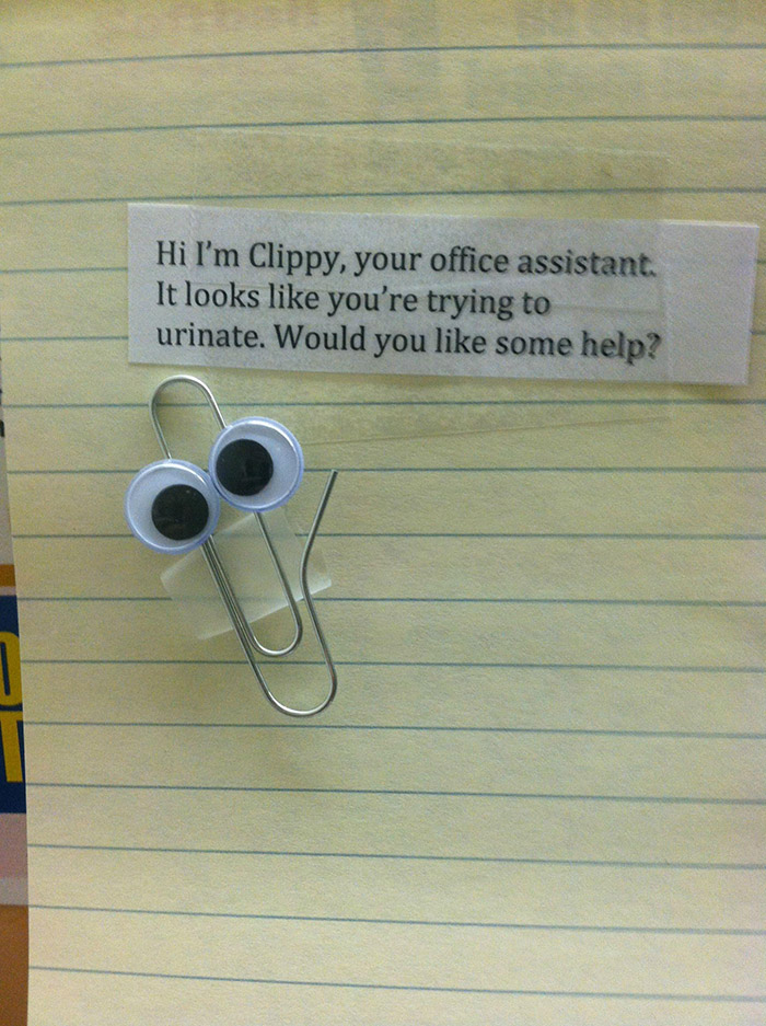 clippy office prank