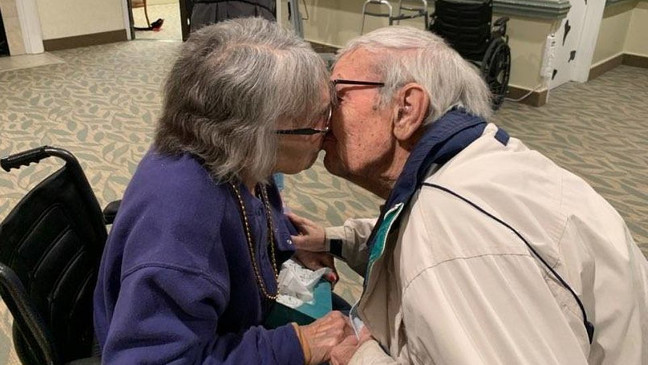 couple married 70 years reunited nursing home