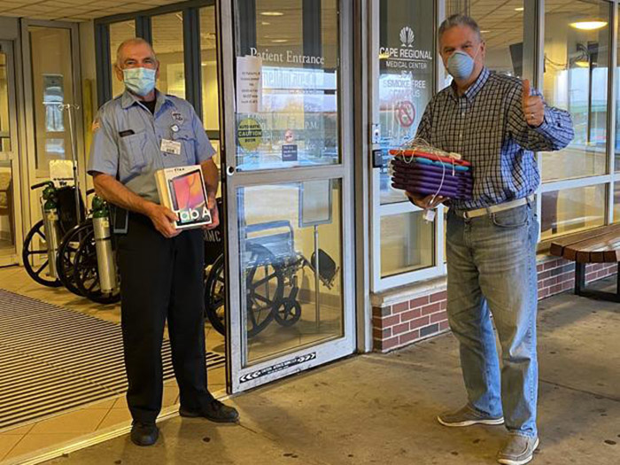 man donates ipads to seniors