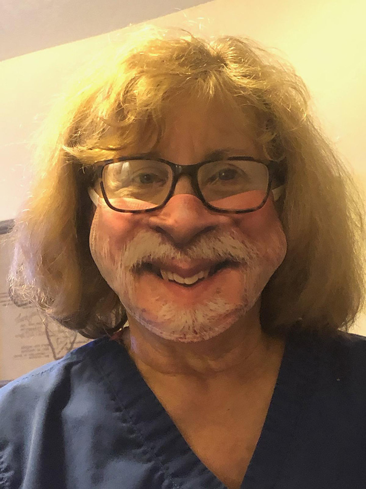 husband buys wife a new mask of himself