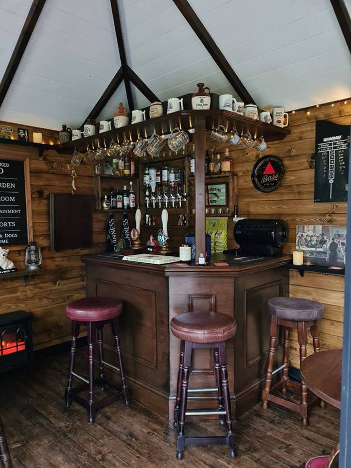 this couple built the most amazing pub... in a backyard