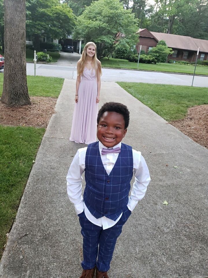 boy hosts prom for nanny