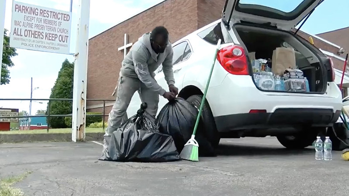 teen cleans protest gets scholarship and car