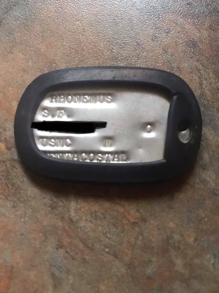 family reunites with missing dog tag