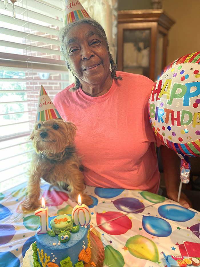grandma birthday party for dog