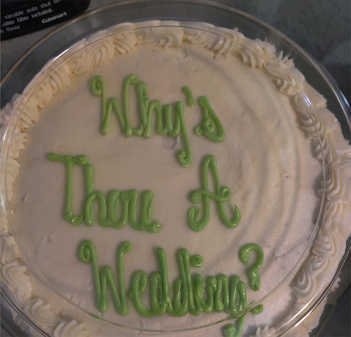 wedding cake fail wiser wedding