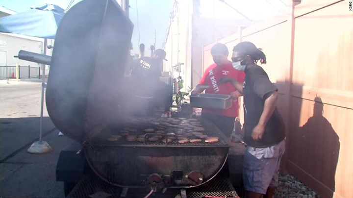 restaurant owner feeding storm victims free