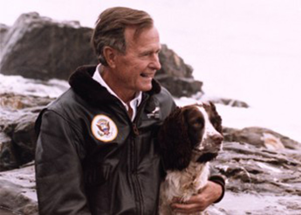 george bush letter to staff about dog being fat