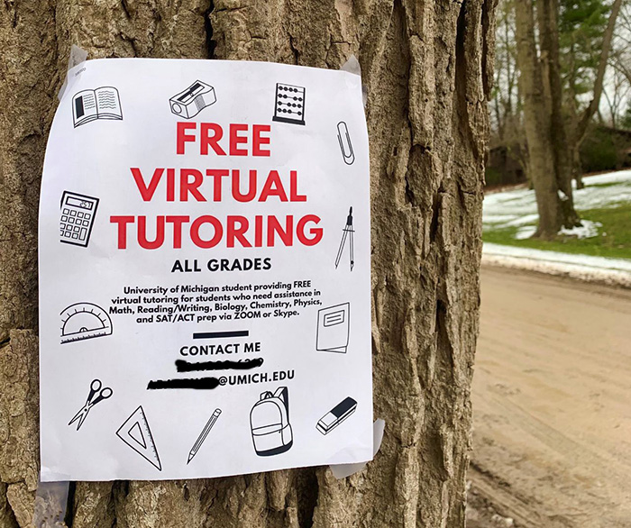 free tutoring michigan college student