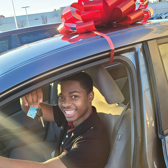 teen surprised with car